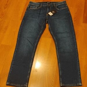Jones New York Dark Blue Straight Jeans